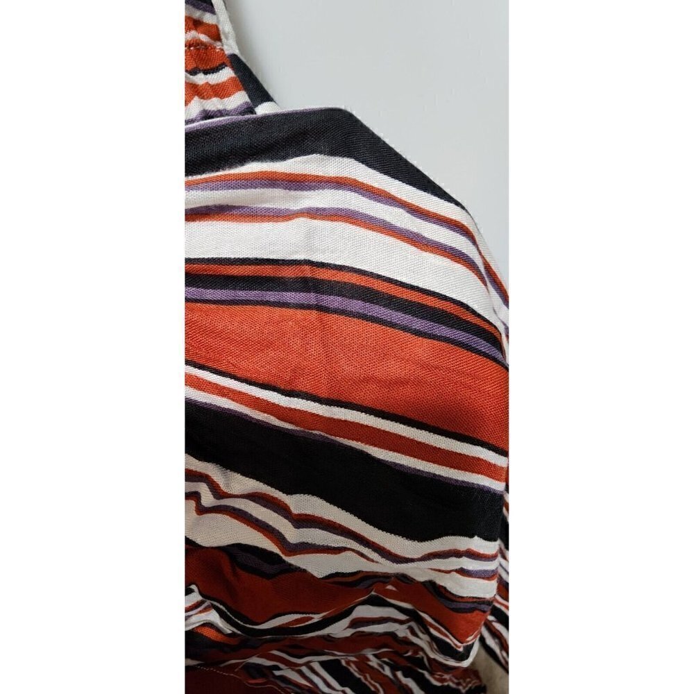LOVE by Chesley Braun Black Striped Romper Size 3X - Picture 11 of 13